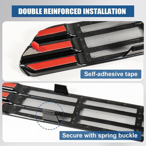 Front Grill Mesh Insert Compatible with Toyota RAV4 2019-2025 Accessories, Not Fit for Adventure and TRD Off-Road Models, Air Inlet Vent Grill Cover for Toyota RAV4 Accessories in Saudi Arabia