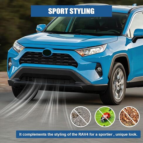 Front Grill Mesh Insert Compatible with Toyota RAV4 2019-2025 Accessories, Not Fit for Adventure and TRD Off-Road Models, Air Inlet Vent Grill Cover for Toyota RAV4 Accessories in Saudi Arabia