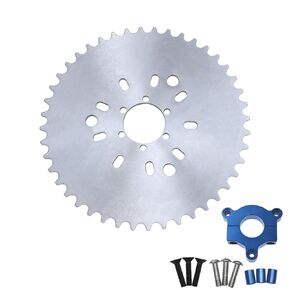 44T Sprocket 1.5in Blue CNC Adapter for 415 Chain Motorized Bicycle 50cc 60cc 80cc in Kuwait