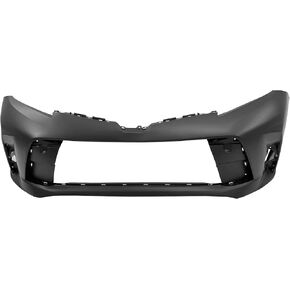 FitParts Compatible With Front Bumper Cover Fascia 2018-2019 Toyota Sienna CAPA L CE LE SE XLE Mini Van 18 19. New, Primed and Ready for Paint. With Fog Light Hls. TO1000442 in Saudi Arabia