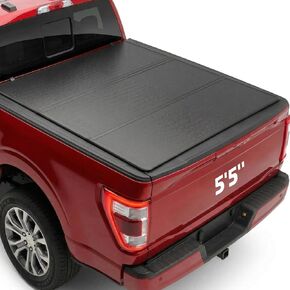 غطاء BDFHYK الصلب ثلاثي الطي يناسب سرير Ford F250 F350 Super Duty 1999-2026 بطول 6.8 قدم، غطاء سرير شاحنة صلب قابل للطي مقاوم للماء مع قفل مضاد للسرقة، غطاء سرير سهل التركيب للتخييم وشاحنات العمل in Kuwait