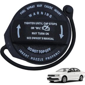 Fuel Tank Cap Gas Cap for VW Volkswagen Jetta Golf GTI Rabbit Audi A3 S3 2005 2006 2007 2008 2009 2010 2011 2012 2013 2014 05 06 07 08 09 10 11 12 13 14 1K0-201-550-F in Saudi Arabia
