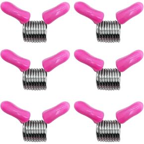 6-Piece Bead Stoppers with Red Handles, Pink Jewelry Making Tools for Bead Line Ends to Prevent Beads from Falling in Kuwait