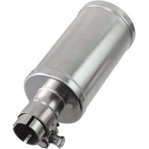 Exhaust Muffler Silencer With Clamp For Predator 212cc And 79cc Engine Mini Bike Go Kart Performance Parts Silver in Saudi Arabia