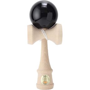 日本けん玉協会認定 New 競技用けん玉「大空」単色 黒 国産品 (OZORA KENDAMA) in Saudi Arabia