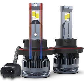 9008 H13 مصابيح LED لفورد F150 F250 F350 نيسان دودج رام داكوتا جي إم سي شيفروليه رام، 34901-HL4-A01 لهوندا بايونير تالون بولاريس رينجر RZR موستانج، 30000Lm 110W 6500K، شعاع عالي منخفض، عبوتان in Kuwait