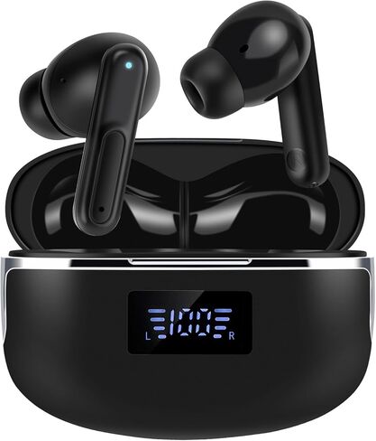 Real Time Ai Language Translator Earbuds, Seamless 144 Language Translation with App Support for iOS and Android, Bluetooth 5.3 Connectivity - Audio Translator (White) in Saudi Arabia