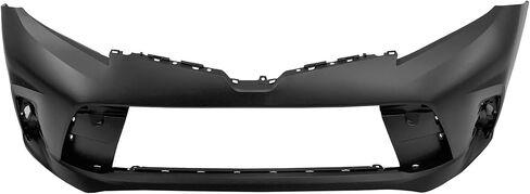 FitParts Compatible With Front Bumper Cover Fascia 2018-2019 Toyota Sienna CAPA L CE LE SE XLE Mini Van 18 19. New, Primed and Ready for Paint. With Fog Light Hls. TO1000442 in Saudi Arabia