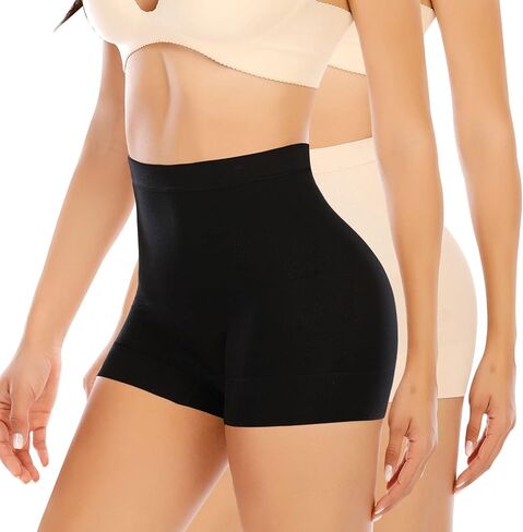 Womens Seamless Shaping Boyshorts Panties Tummy Control Underwear Slimming Shapewear Slip Shorts in Saudi Arabia