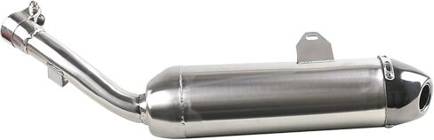 35mm Chrome Silver Muffler Exhaust Pipe for 150cc 200cc 250cc Dirt Pit Bike Scooter Motorized Bicycle in Kuwait