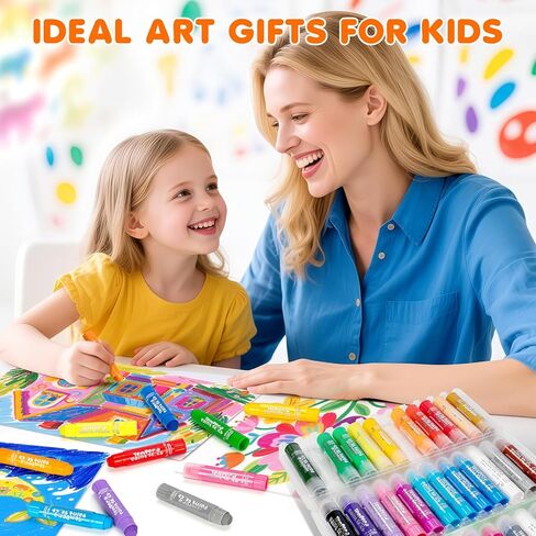 Tempera Paint Sticks, 36 Color Washable Solid Paint Sticks for Kids Toddler in Saudi Arabia