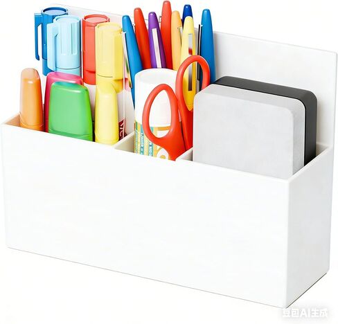 SuoXing 2Pack Magnetic Dry Erase Marker Holder,Clear Acrylic Marker Holder with Magnet,Adhesive for Whiteboard,Expo,Wall,Refrigerator,Office or Classroom,White Board Accessories,Locker Pencil Holder in Saudi Arabia