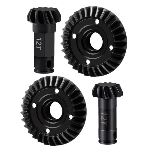 30T/12T Steel Front Rear Diff Gear Set for ARRMA 1/18 Granite GROM/Typhon GROM 1/14 Mini Mojave GROM 1/16 Mojave Grom RC Car Upgrade in Saudi Arabia