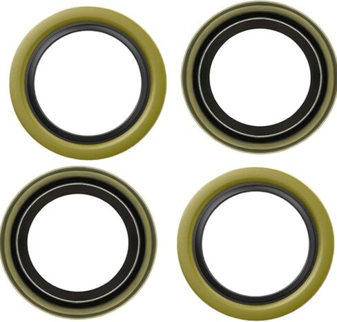 （4pcs） Trailer Axle Hub Wheel Grease Seals - 1.719" ID × 2.565" OD | Fits Dexter 01001900 (10-19), Transcom 171255TB, National 473336 | for 3500 lbs #84 Spindle E-Z Lube Axle Hubs/Wheels in Saudi Arabia