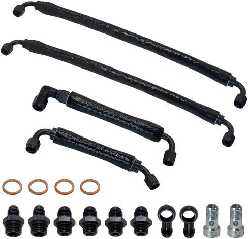 Turbocharger Coolant Line Upgrade Kit Fit for 2011-2016 Ford F-150 3.5L 2015-2017 Expedition Lincoln Navigator 3.5L 2013-2024 Transit in Kuwait