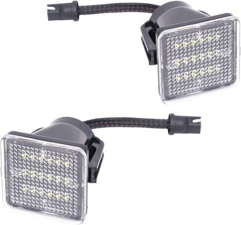 LED License Plate Lights Assembly Pair with Cover for 2016-2023 Toyota Tacoma/2014-2021 Toyota Tundra Pickup Truck 6000K White Tag Lights Lamps Replacement for TO2870101 812700C040 in Saudi Arabia