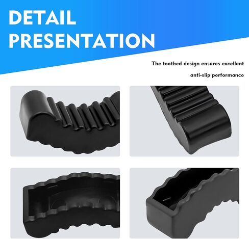 2 PCS Car Jack Stand Pads, 3 Ton Anti-slip Rubber Stand Cushion Sleeve, Heavy-duty Rack Protection Pad for Floor Jacks, Maintenance Repair Tool for Cars SUVs Trucks (Black) in Saudi Arabia
