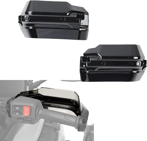 3-wheel Motorcycle Hand guards Shield Hand Guard Handlebar Protector Handguard Extensions Fit For Can-Am Canyon/Redrock/XT 2025 (black) in Saudi Arabia