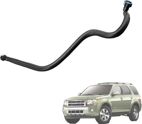 مجموعة خرطوم خط الوقود مناسبة لسيارة Ford Escape 2009-2012، تناسب Mercury Mariner 2009-2011 3.0L V6 استبدل 9L8Z-9288-B 9L8Z9288B من السكك الحديدية إلى الإطار in Kuwait