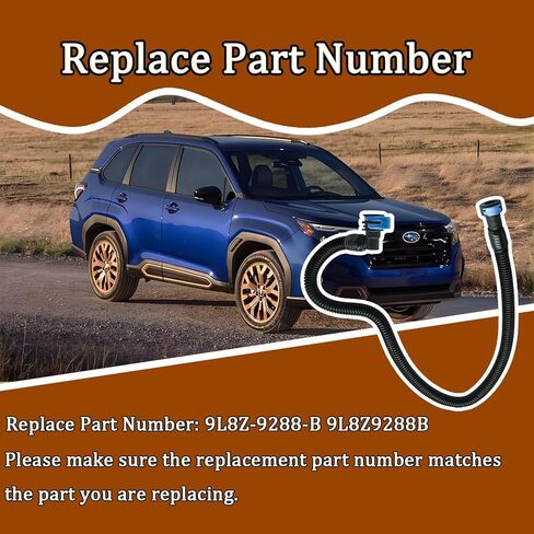 مجموعة خرطوم خط الوقود مناسبة لسيارة Ford Escape 2009-2012، تناسب Mercury Mariner 2009-2011 3.0L V6 استبدل 9L8Z-9288-B 9L8Z9288B من السكك الحديدية إلى الإطار in Kuwait
