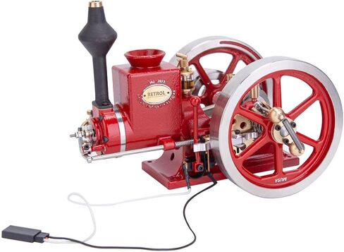 مجموعة نماذج محرك Retrol HM-01 7cc التي تعمل، محرك احتراق داخلي رباعي الأشواط يضرب ويفوت، مجموعة العلوم DIY هدية للبالغين والمراهقين الهواة in Kuwait