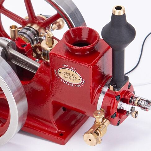 مجموعة نماذج محرك Retrol HM-01 7cc التي تعمل، محرك احتراق داخلي رباعي الأشواط يضرب ويفوت، مجموعة العلوم DIY هدية للبالغين والمراهقين الهواة in Kuwait