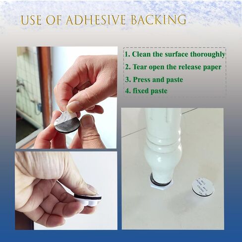 Double Sided Tape, Strong Mounting Tape,Black Self-Adhesive Strong Foam-Pads Include Round(40Pcs) and Rectangular(25Pcs) for Walls Picture, Cars,Office,School and Home. in Saudi Arabia