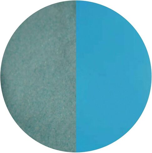 8.5 Oz Deep Aqua Transparent Powder Frit - 96 Coe in Saudi Arabia