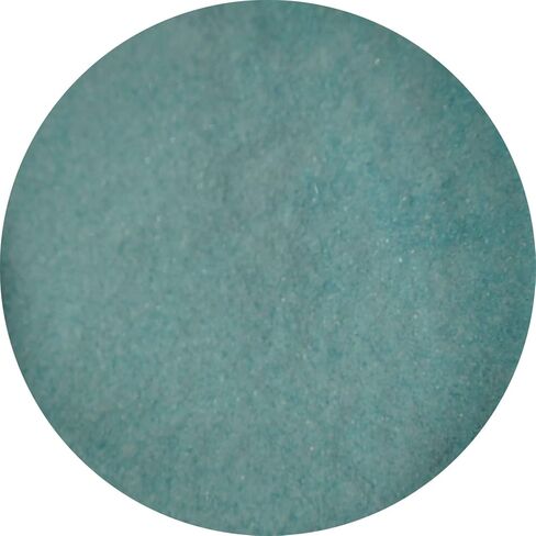8.5 Oz Deep Aqua Transparent Powder Frit - 96 Coe in Saudi Arabia