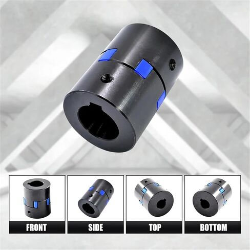 L095 D53.5 L67 45# Steel 3 Jaw Engine Shaft Atapter Transition Coupling Plum Coupler Clamp For CNC Engraver High Torque Motor in Saudi Arabia