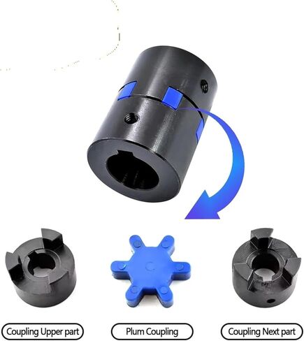 L095 D53.5 L67 45# Steel 3 Jaw Engine Shaft Atapter Transition Coupling Plum Coupler Clamp For CNC Engraver High Torque Motor in Saudi Arabia
