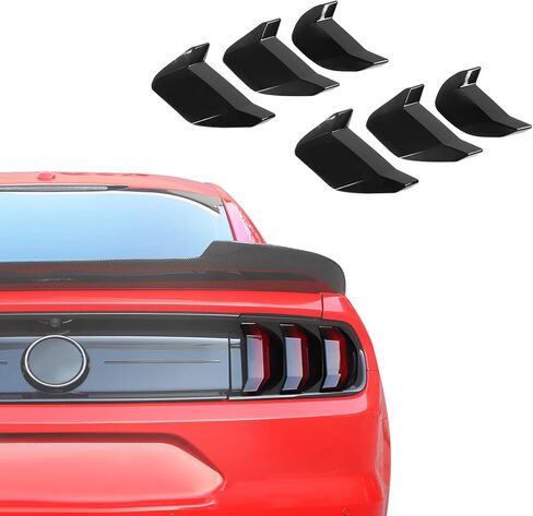 CheroCar for Ford Mustang Tail Light Lamp Cover Guard Trim Frame Bezels Decoration Accessories for Ford Mustang 2015-2017 in Saudi Arabia