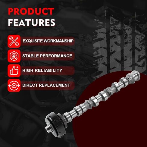 5184378AG Right Side Exhaust Camshaft Replacement for Jeepor Dodge for Chrysler for Ram 3.6L V6 Models Replace 05184378AH 5184378AE 5184378AF 5184378AD in Saudi Arabia