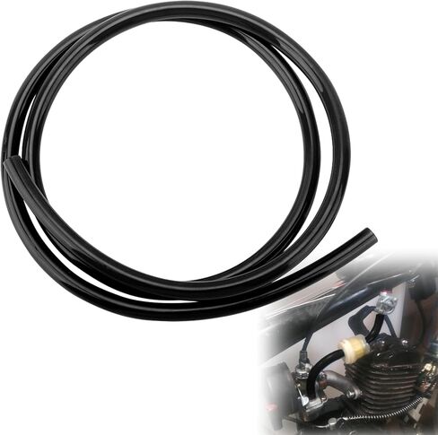Colorful Fuel Line Hose Tube,ID 5mm x OD 8mm Flexible Motorcycle Fuel Line Hose for Gas Petrol Water Oil,Anti-corrosion Vacuum Tubing Hoses Replacement for Motorcycle Dirt Pit Bike ATV (Clear) in Saudi Arabia