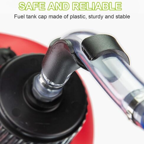 2 Set of Racing Fuel Filler Hose Kits, PVC, Black, Transparent, 2 Count, HARDWARE TUBING, Automotive Fuel Hoses, Includes 2 Hoses, 2 Jug Caps, 2 Hose Benders, 36 x 15 x 8 cm in Saudi Arabia