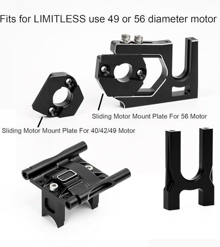 Aluminium Center Differential Mount&Diff Cover Sliding Motor Mount ARA320468 for Arrma 6S 1/8 Kraton/Notorious/Outcast/Talion/Typhon1/7Mojave/Felony/Infraction/Fireteam,Limitless F1,Mount Upgrade Part in Saudi Arabia