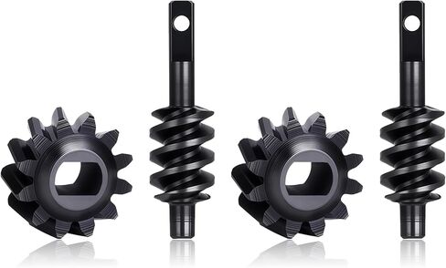 SCX30 Differential Worm Gear Set, 2 Sets Steel Differential Gears 12T 13T 14T 16T 18T for 1/30 Axial SCX30 RC Rock Crawler Upgrade (2T/12T Worm Gear +33% Speed) in Saudi Arabia