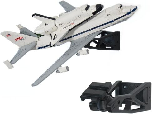 Wall Mount for Lego NASA Shuttle Carrier Boeing 10283 – Adjustable & Decorative Display Instructions Included, Screw Mounting & Space-Saving Mount in Saudi Arabia