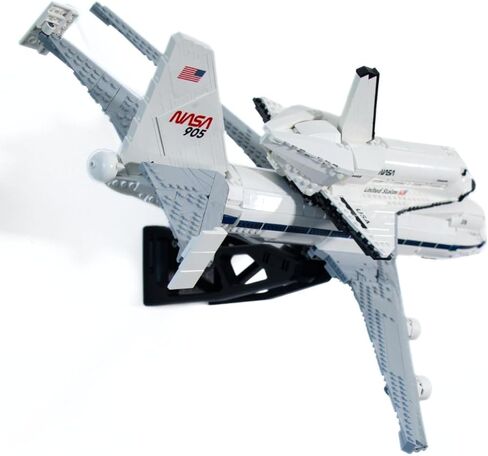 Wall Mount for Lego NASA Shuttle Carrier Boeing 10283 – Adjustable & Decorative Display Instructions Included, Screw Mounting & Space-Saving Mount in Saudi Arabia