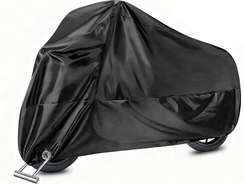 Motorcycle Cover,Car Accessories Dustproo All-Season Usable Motorcycle Cover Waterproof Outdoor,Bike Accessories,Outdoor Bike Covers,Powersports Vehicle Covers,Suitable for Various Motorcycles in Kuwait