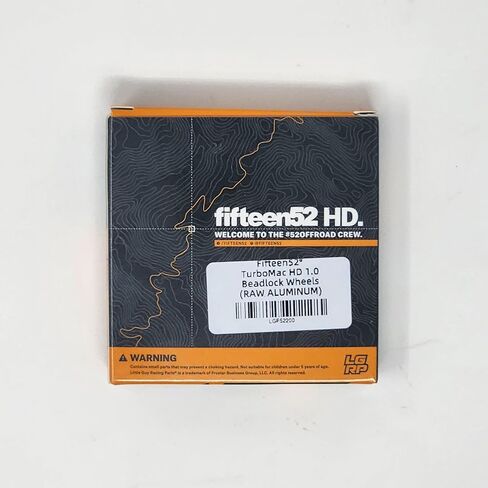 عجلات LGRP® FIFTEEN52® TURBOMAC HD Series 1.0 بوصة، (مصنعة خام)، 28 مم (1.1 بوصة) × 31 مم × 13 مم (4 عجلات لكل طلب) متوافقة مع 1/24 مقياس RC المحوري SCX24، Element، Enduro، URUAV، LGF52200 in Kuwait