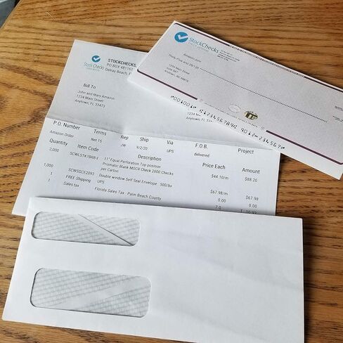 1,000ct, #9 Double Window Security - Tint Gummed Envelopes. Fits Software Compatible Check, Some Quicken, Quickbooks, Microsoft Money Checks, Quick Books, Intuit in Saudi Arabia