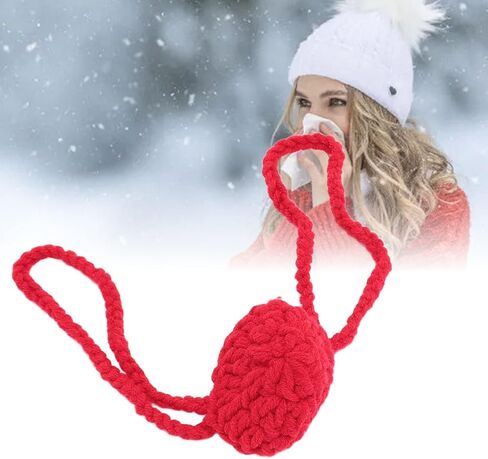 Breathable Hand Knitted Nose Warmer Nose Cover,Unisex Comfortable Fit,with a Secure Fit for Running Hiking in Kuwait