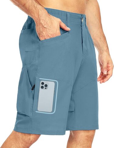 Little Donkey Andy Men's Quick Dry Shorts for Hiking Walking Work, Multi-Pockets Moisture-Wicking in Saudi Arabia