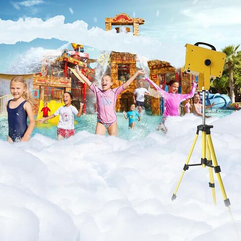 Flowing Foam Machine for Party, Party Foam Machine with Telescopic Support, Foam Cannon for Garden, Pool, Indoor, Birthdays, Celebrations, and Backyard Events in Saudi Arabia