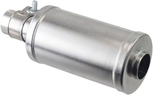Exhaust Muffler Silencer With Clamp For Predator 212cc And 79cc Engine Mini Bike Go Kart Performance Parts Silver in Saudi Arabia
