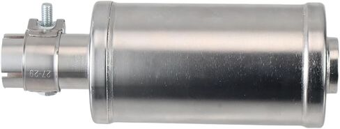Exhaust Muffler Silencer With Clamp For Predator 212cc And 79cc Engine Mini Bike Go Kart Performance Parts Silver in Saudi Arabia