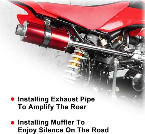 Motorcycle Exhaust High Performance Slip On Exhaust Motorcycle Muffler Accessories for Honda CRF50 XR50 CRF50F 70cc 110cc 125cc Coolster Sport-B Taotao Apollo Chinese Dirt Pit Bike in Saudi Arabia