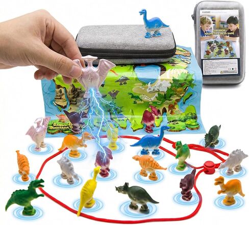 Magnetic Dinosaur Game with String, Magnet Strategy Games for Kids, Family, Travel, Camping, Party in Saudi Arabia