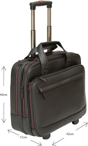 Wheeled Laptop Case Fits Up To 15.6" Computer Briefcase Trolley - Pilot Case in Saudi Arabia